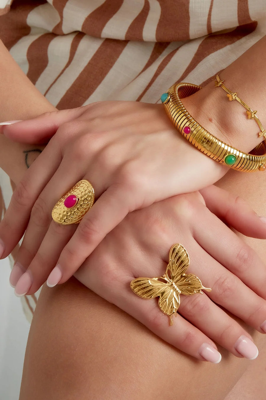 Statementring vlinder LoveSieraden