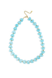 Statement hartjesketting gekleurd LoveSieraden