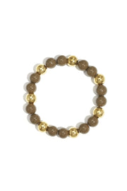 Kralenarmband gekleurde grote en kleine kralen LoveSieraden