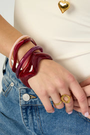 Bangle armband wavy vorm LoveSieraden