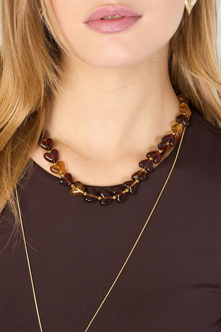 Statement hartjesketting gekleurd LoveSieraden