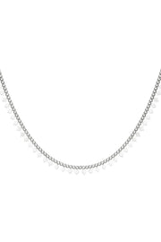 Zilveren ketting met ster bedels stainless steel LoveSieraden