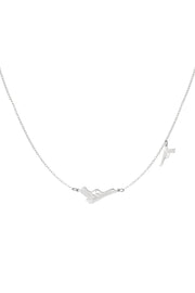 Ketting met twee pistoolbedels stainless steel LoveSieraden