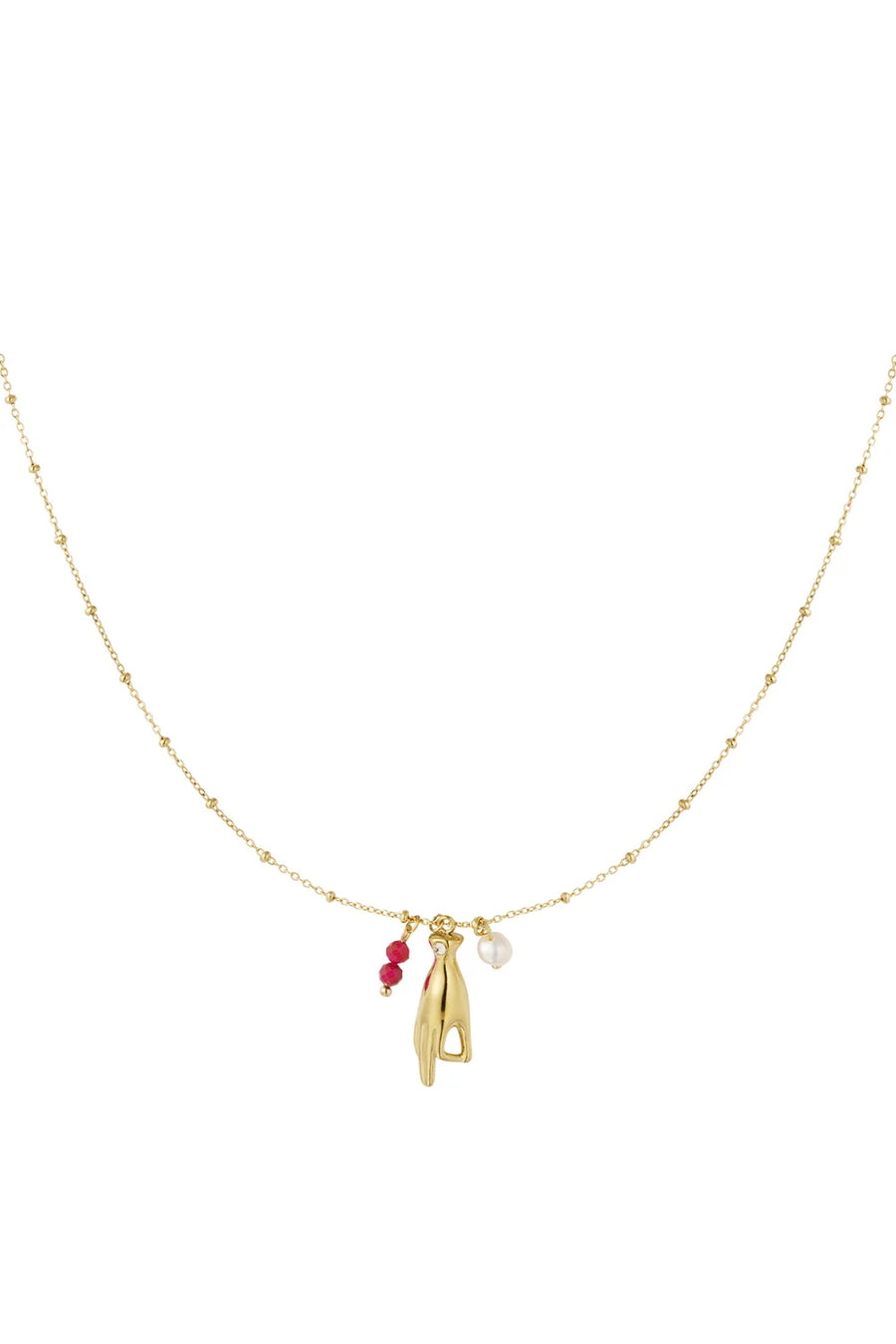 Ketting met hanger handvorm LoveSieraden