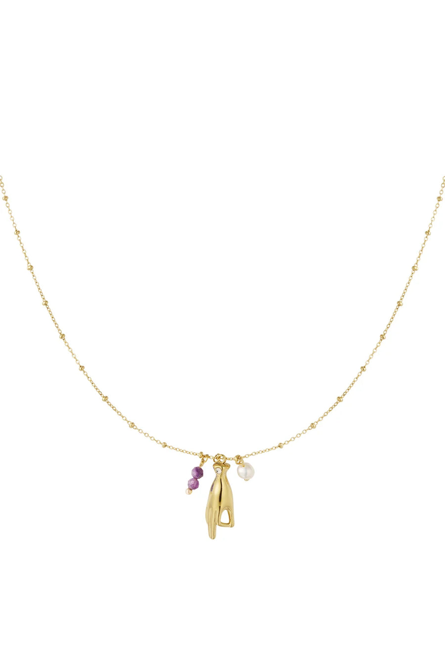 Ketting met hanger handvorm LoveSieraden