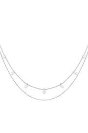 Layerd ketting goud of zilver stainless steel LoveSieraden