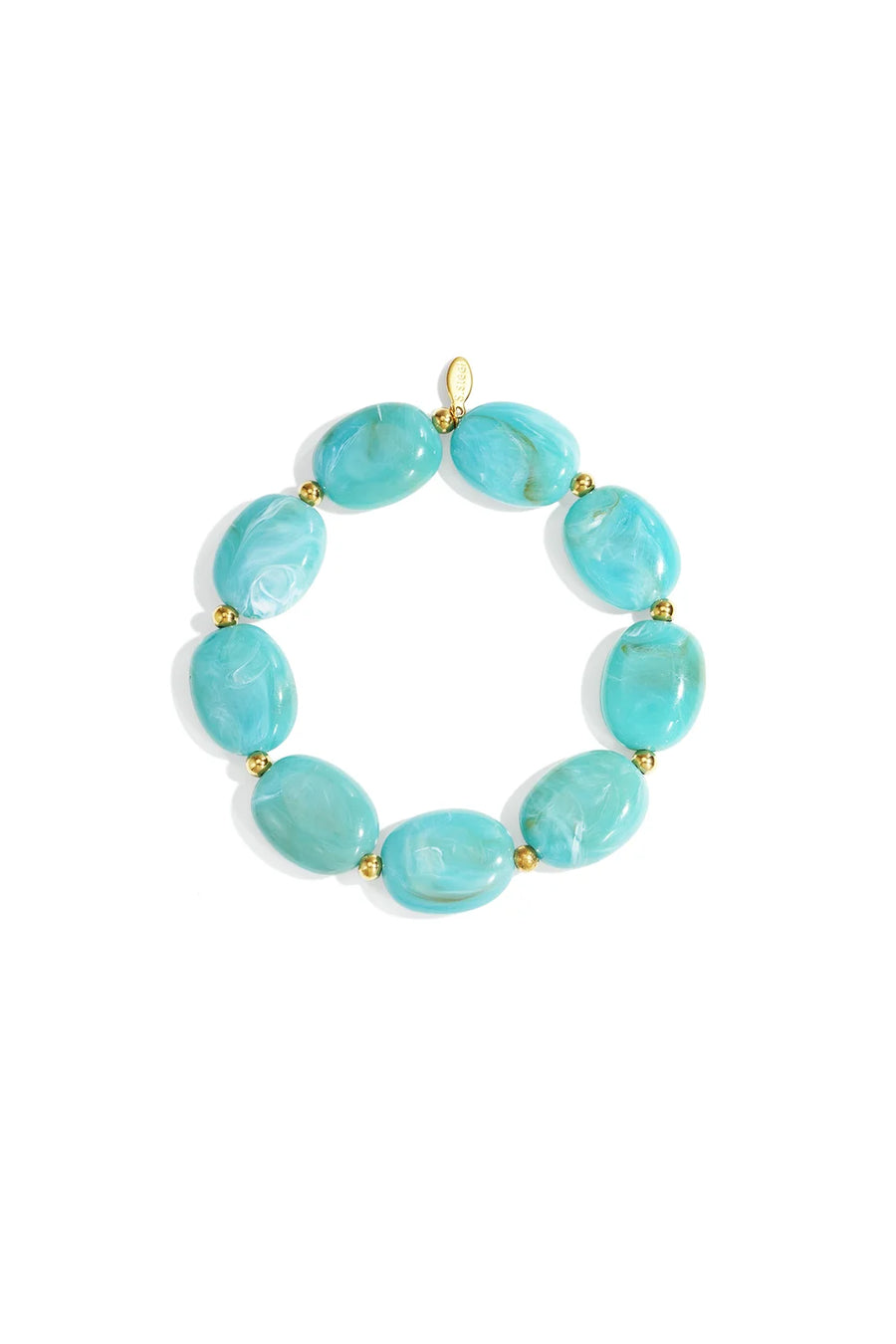 Kralenarmband dames in paars, blauw & groen LoveSieraden
