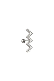 strass piercing zig zag
