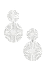 Zilveren statement oorbellen met hartjes LoveSieraden