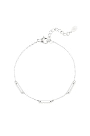 Armband drie schakels stainless steel LoveSieraden