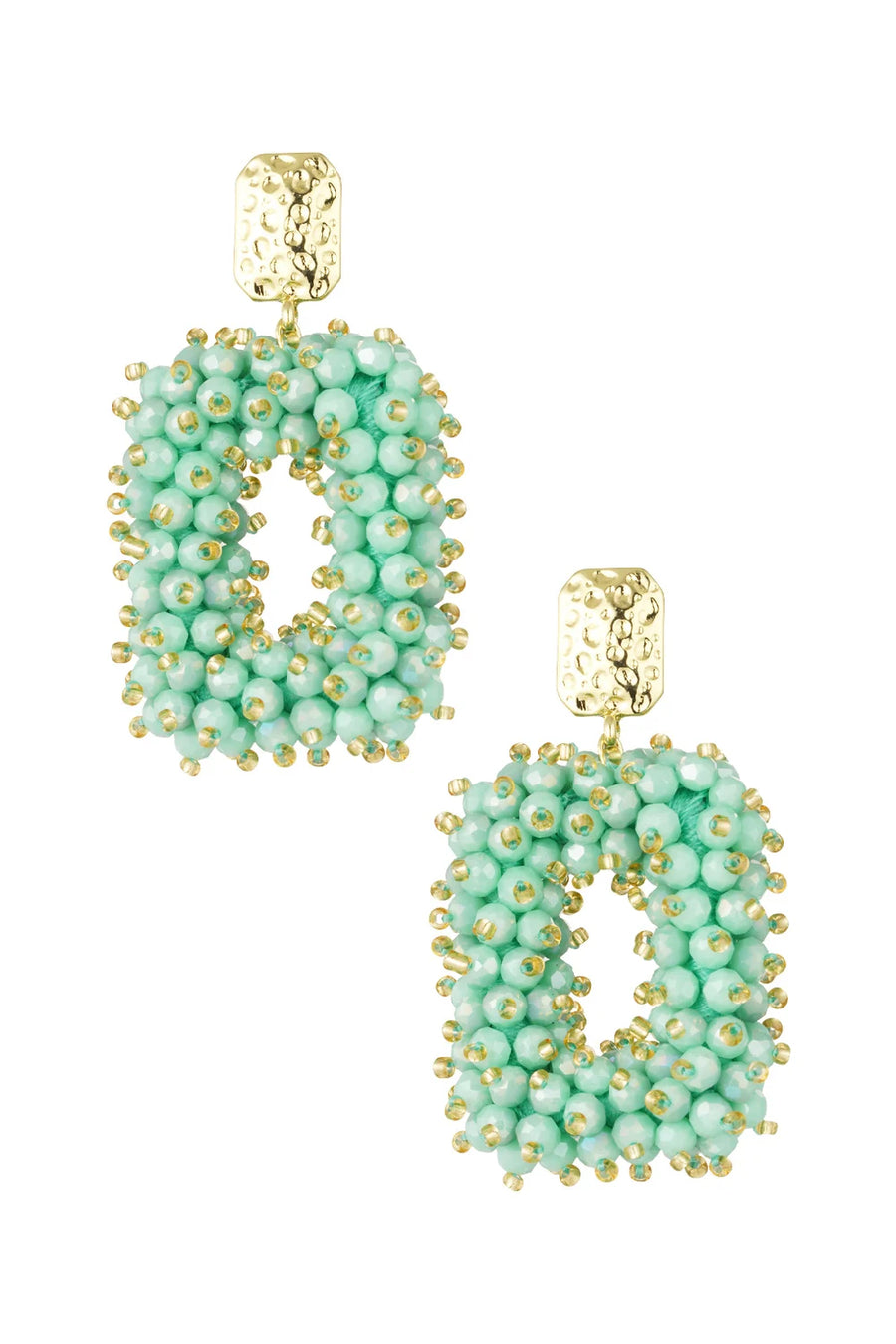 Statementoorbellen met kristalkralen dames LoveSieraden