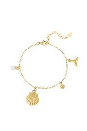 Armband dames bedels zee stainless steel LoveSieraden