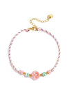 Enkelbandje vrolijk kleuren schelp LoveSieraden