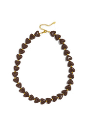 Statement hartjesketting gekleurd LoveSieraden