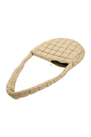 Beige puffy tas gewatteerd LoveSieraden