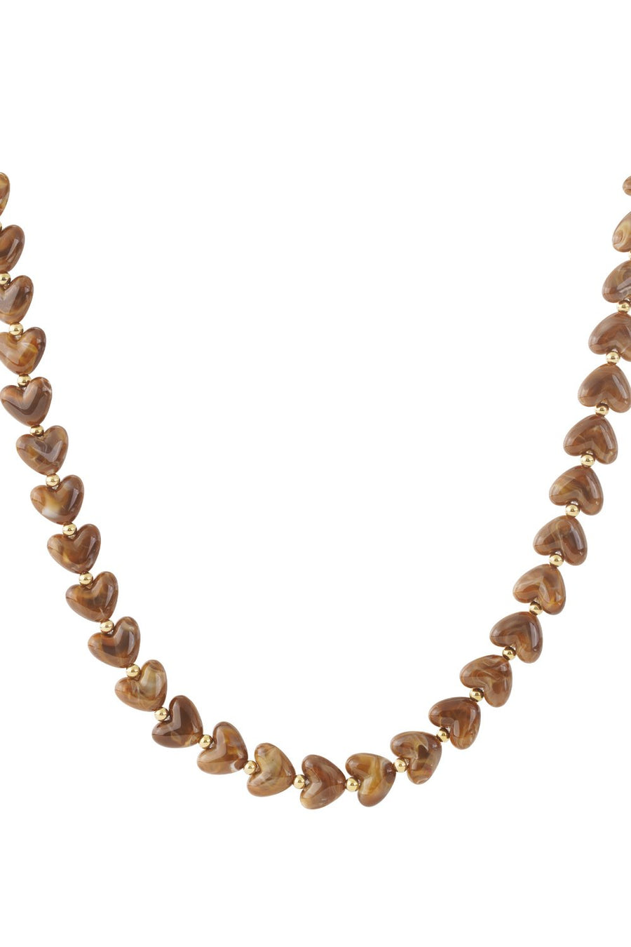 Statement hartjesketting gekleurd LoveSieraden