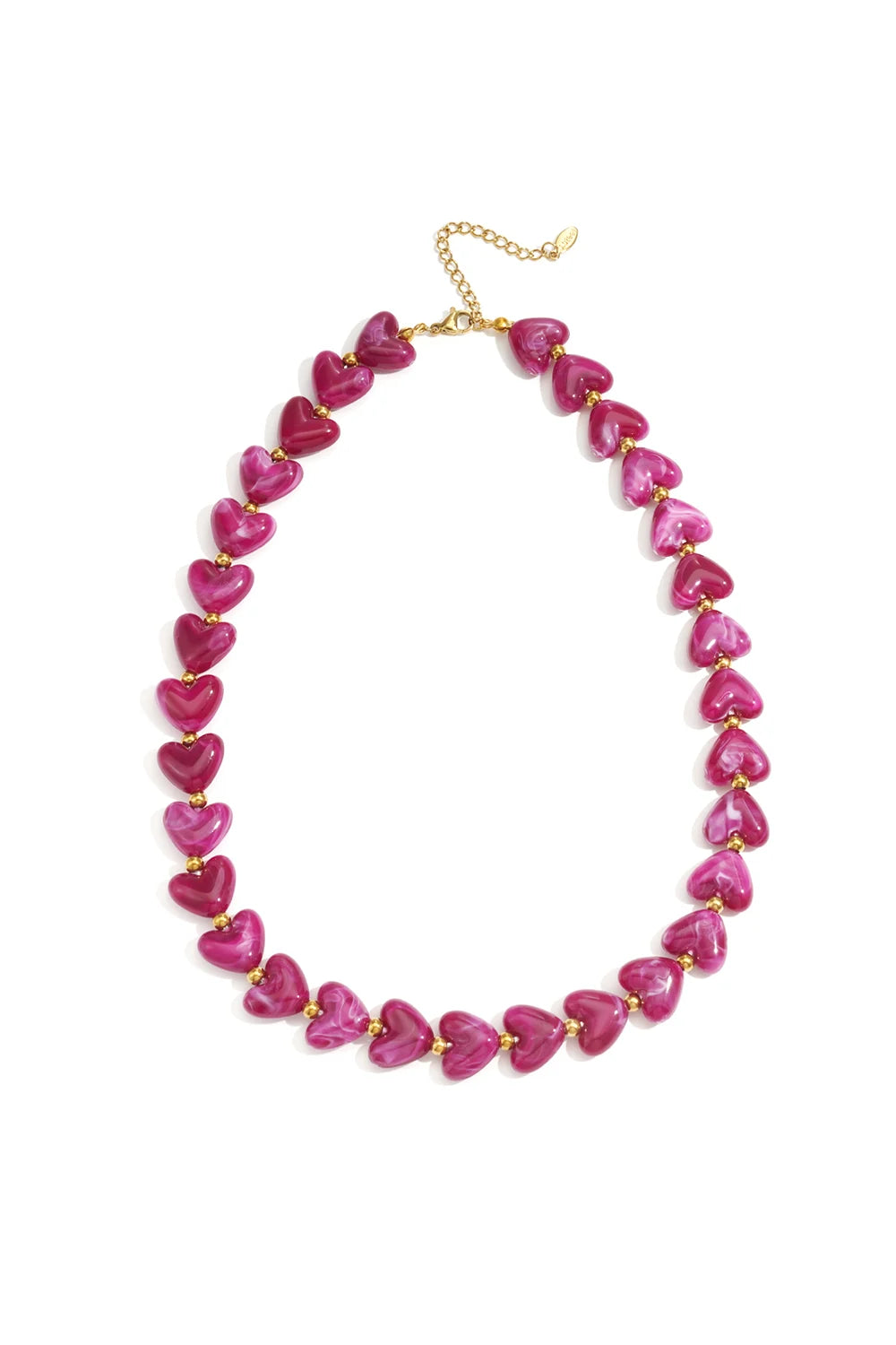 Statement hartjesketting gekleurd LoveSieraden