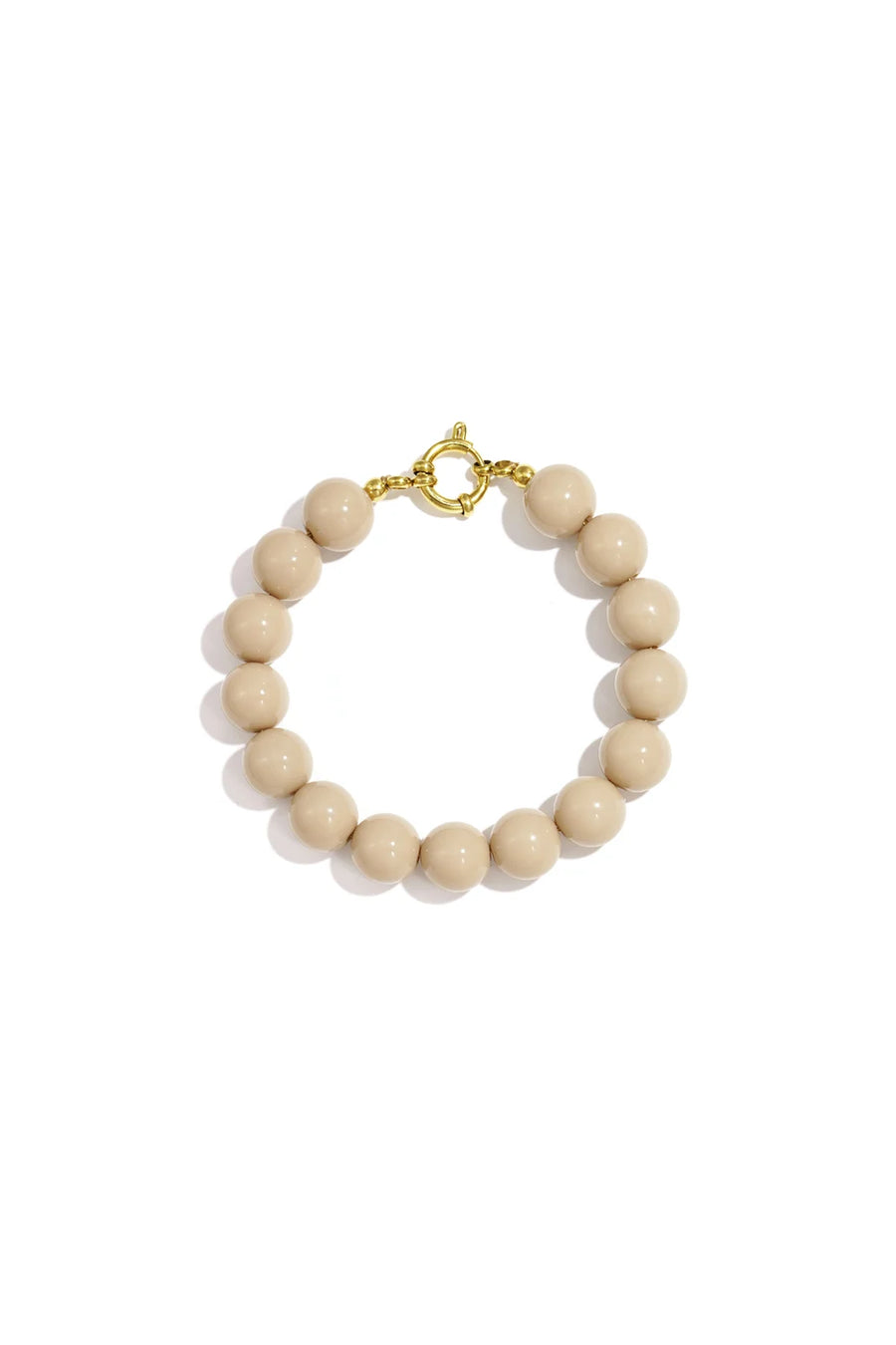 Ronde kralen armband dames stainless steel LoveSieraden