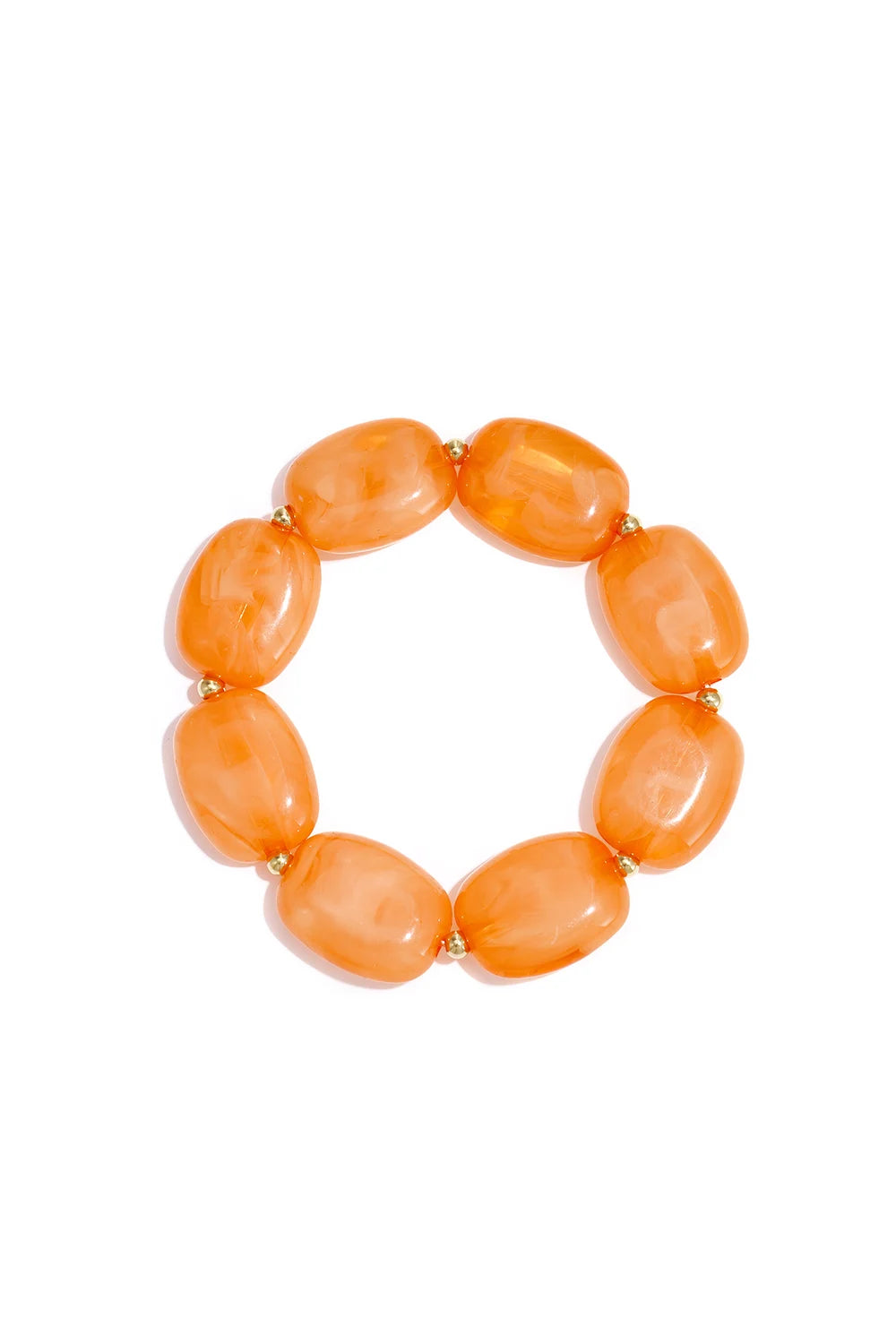 Rekbare statement armband met gekleurde kralen LoveSieraden