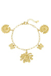 Armband dames bloemen en vlinders