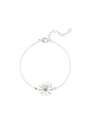 Armband dames madelief stainless steel zilver