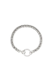Armband stoere verbonden schakels stainless steel