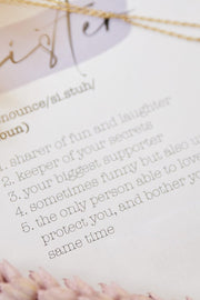 Armbanden set sisters zilverkleurig achterkant