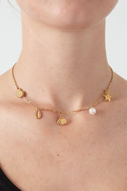 Bedelketting strand vibes stainless steel model