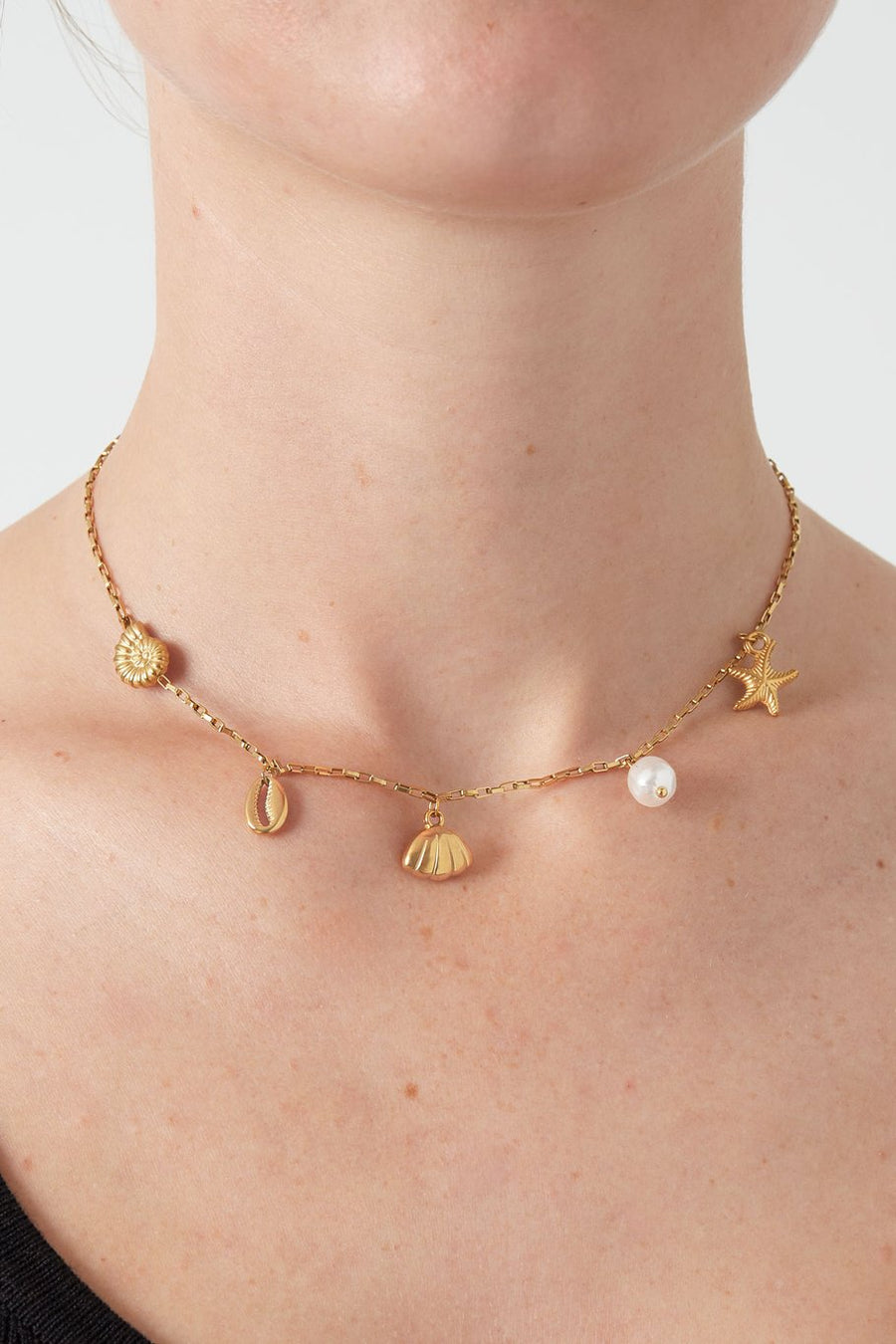 Bedelketting strand vibes stainless steel model