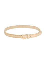 Beige riem met studs LoveSieraden