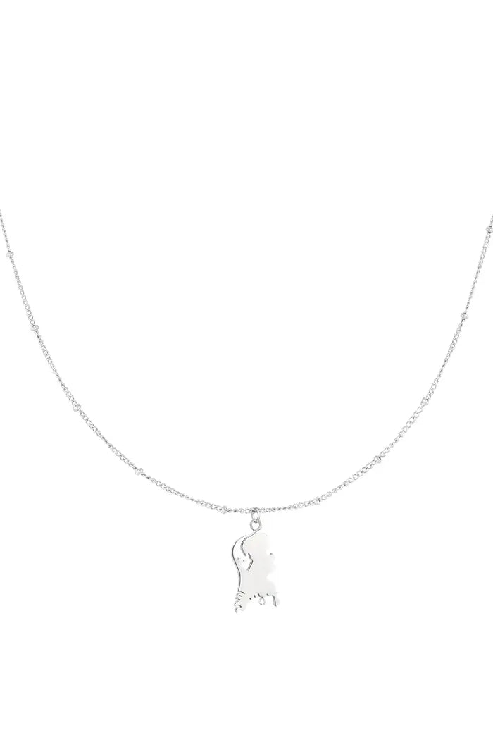 Ketting Nederland stainless steel zilver