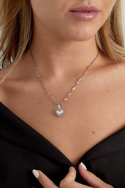 Ketting dames hanger hart goud model