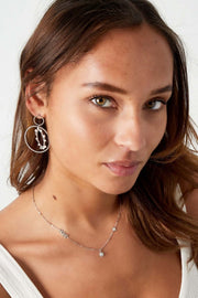 Ketting dames hope en hangers stainless steel model