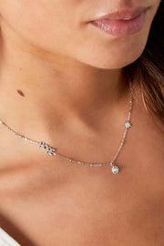 Ketting dames hope en hangers stainless steel model1