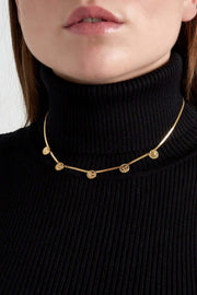 Ketting dames munten stainless steel model