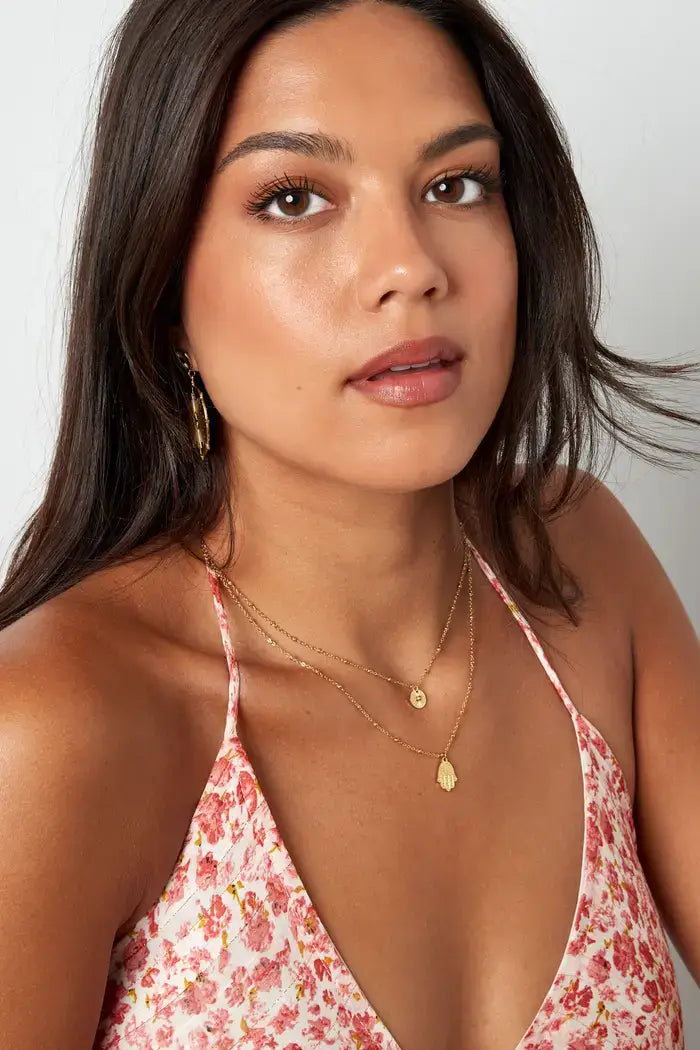 Ketting hanger hand en bolletjes model