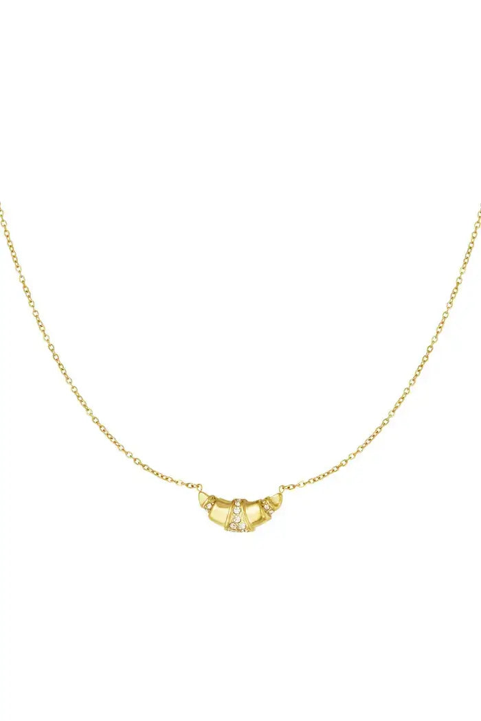 Ketting met hanger croissant