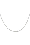 Ketting zilver zirkonia stenen
