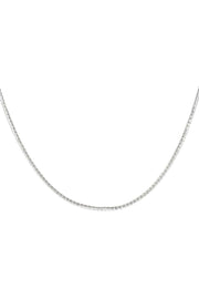 Ketting zilver zirkonia stenen