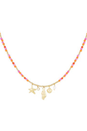 Kralen ketting dames met bedels