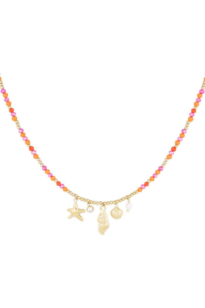 Kralen ketting dames met bedels