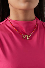 Kralen ketting dames met bedels model