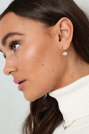 Oorbellen dames parels stainless steel model