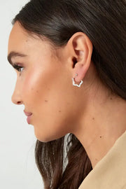 Oorbellen klassieke vorm ster model4