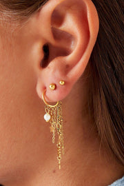 Oorbellen zilver sterrenpracht love model