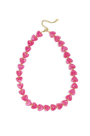 Statement hartjesketting gekleurd