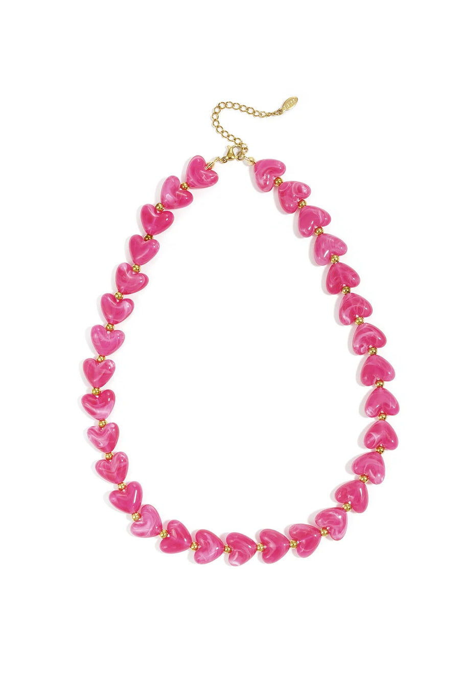 Statement hartjesketting gekleurd