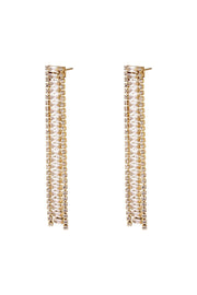 Statement oorbellen chique WIT