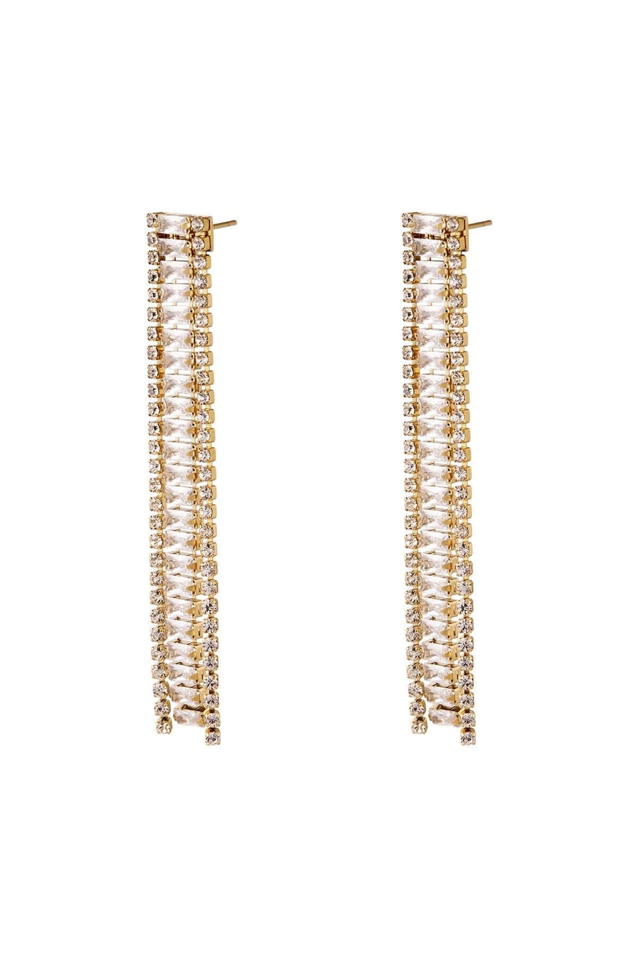 Statement oorbellen chique WIT