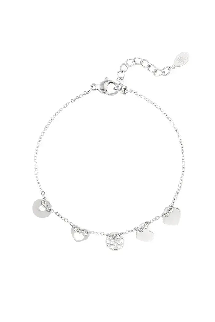 Armband met meerdere leuke bedels - LoveSieraden
